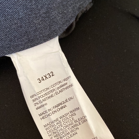 Perry Ellis Portfolio Mens 34x32 dark blue pant - Picture 3 of 4